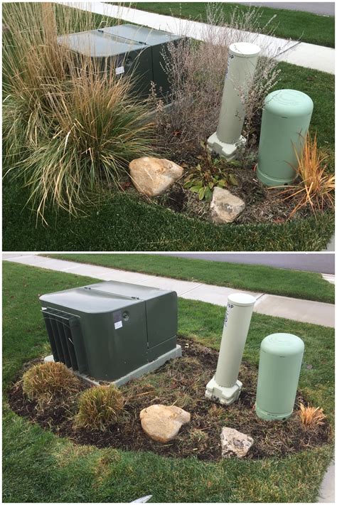 how to hide outside electrical box|underground utility boxes.